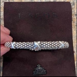 Lagos Caviar Silver X Bracelet-Hardly Used-excellent condition